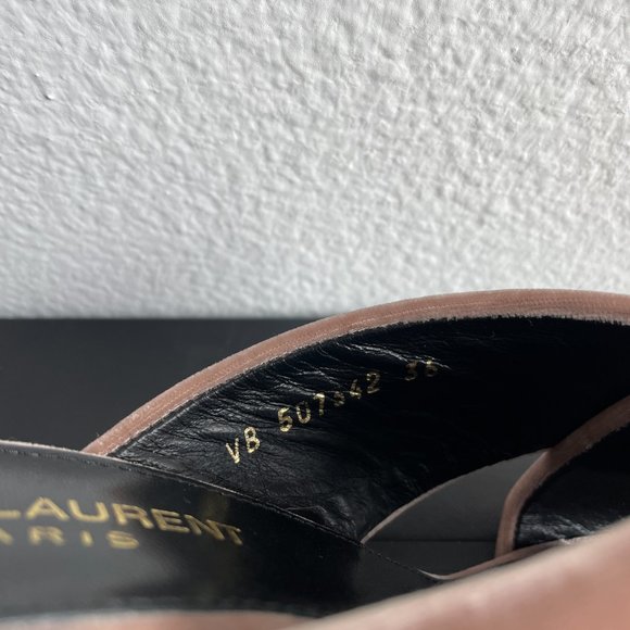 Saint Laurent LouLou 70 Mule Sandals - Picture 2 of 6